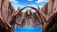 A view of the Charicific Valley in the anime (Image via The Pokemon Company)